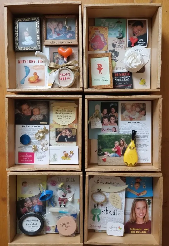 25+ Family Scrapbook Ideas That Capture Every Moment - 25. Memory Boxes
