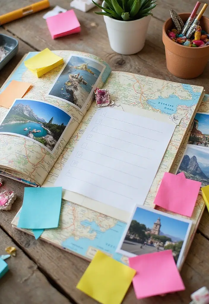 25+ Family Scrapbook Ideas That Capture Every Moment - 9. Travel Bucket List