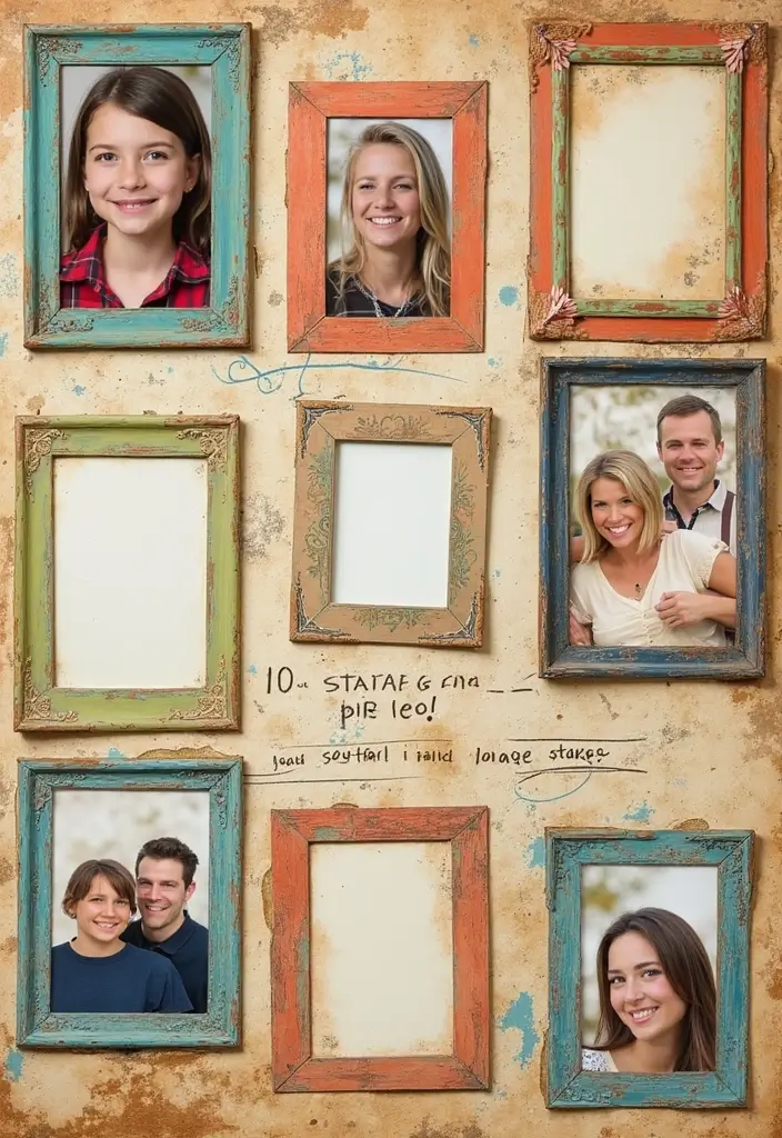 25+ Family Tree Scrapbook Ideas to Trace Your Roots - 20. Family Legacy Frame