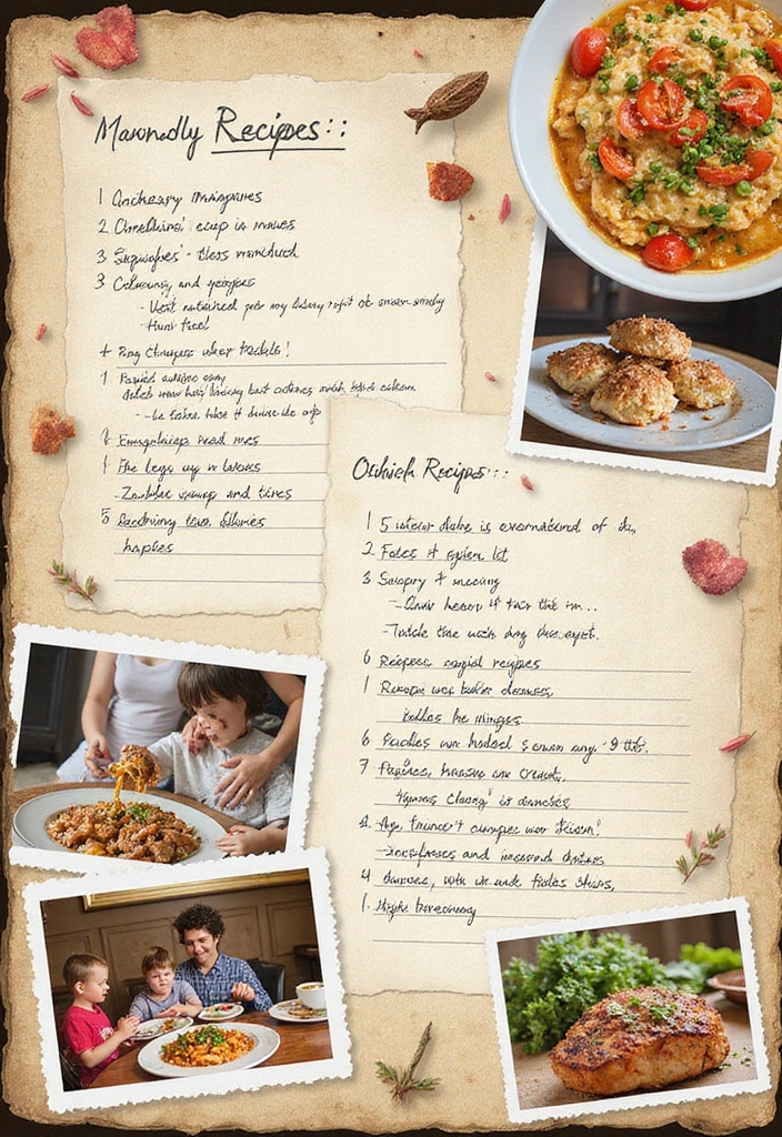 25+ Family Tree Scrapbook Ideas to Trace Your Roots - 7. Heritage Recipe Collection