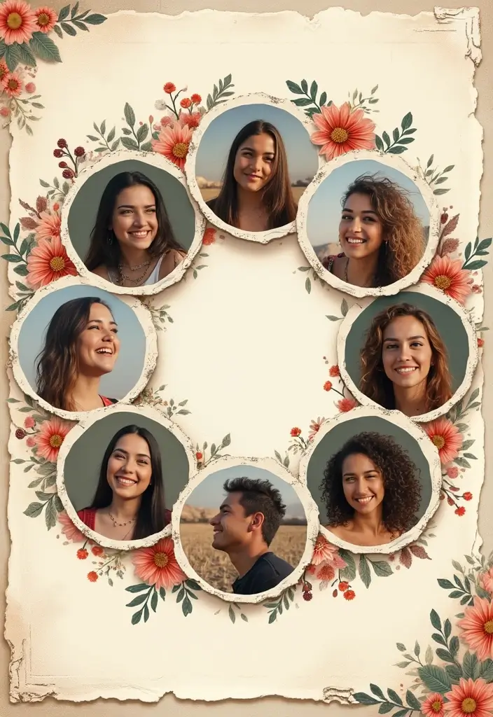 25+ Farewell Scrapbook Ideas for Saying Goodbye in Style 113 25+ Farewell Scrapbook Ideas for Saying Goodbye in Style - 21. The Circle of Friendship