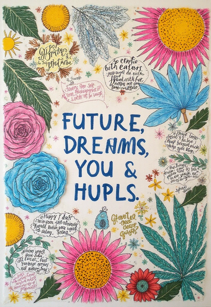 25+ Farewell Scrapbook Ideas for Saying Goodbye in Style 116 25+ Farewell Scrapbook Ideas for Saying Goodbye in Style - 22. Inspiring Future Dreams