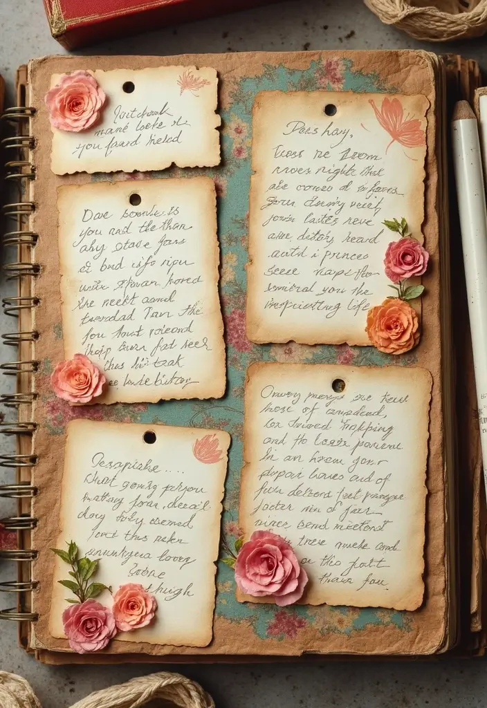 25+ Farewell Scrapbook Ideas for Saying Goodbye in Style 133 25+ Farewell Scrapbook Ideas for Saying Goodbye in Style - 25. Personal Touch with Handwritten Letters