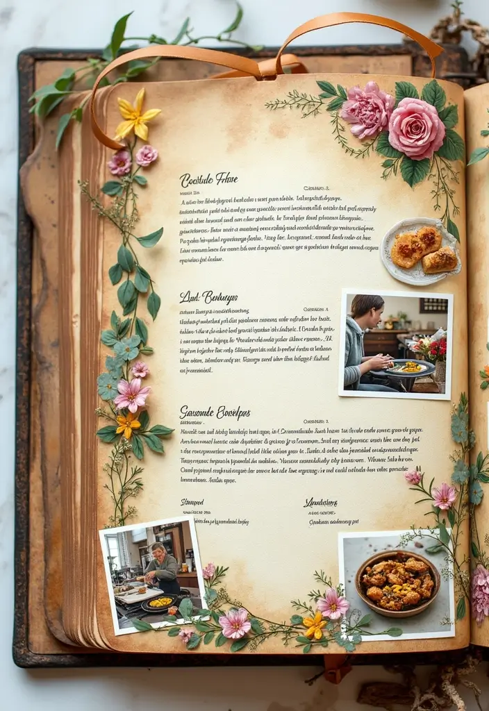 25+ Farewell Scrapbook Ideas for Saying Goodbye in Style 29 25+ Farewell Scrapbook Ideas for Saying Goodbye in Style - 5. A Recipe for Friendship