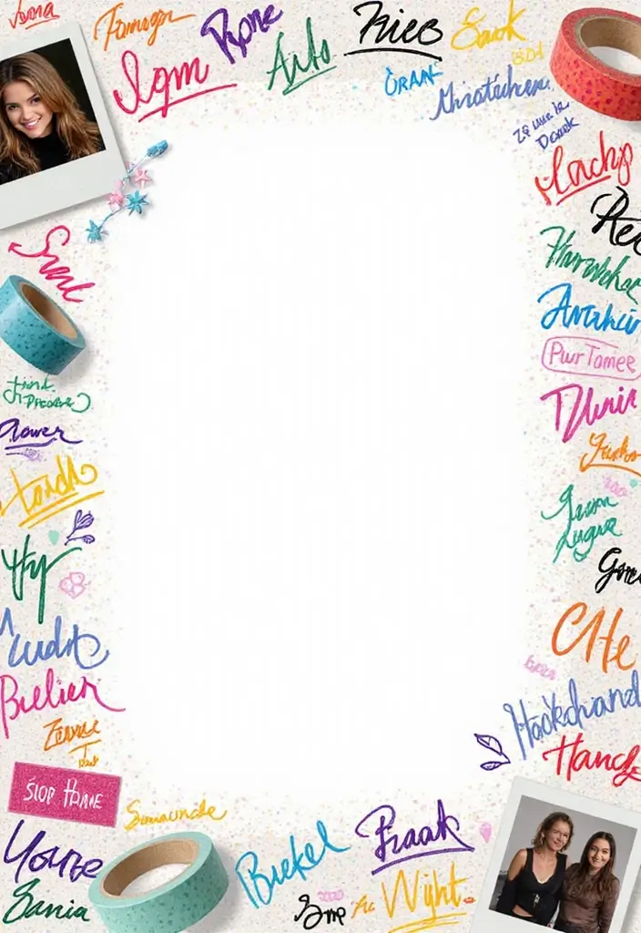 25+ Farewell Scrapbook Ideas for Saying Goodbye in Style 41 25+ Farewell Scrapbook Ideas for Saying Goodbye in Style - 7. Signature Page for Personal Touch