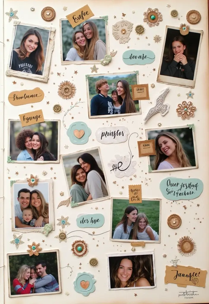 25+ Farewell Scrapbook Ideas for Saying Goodbye in Style 53 25+ Farewell Scrapbook Ideas for Saying Goodbye in Style - 9. A Timeline of Friendship