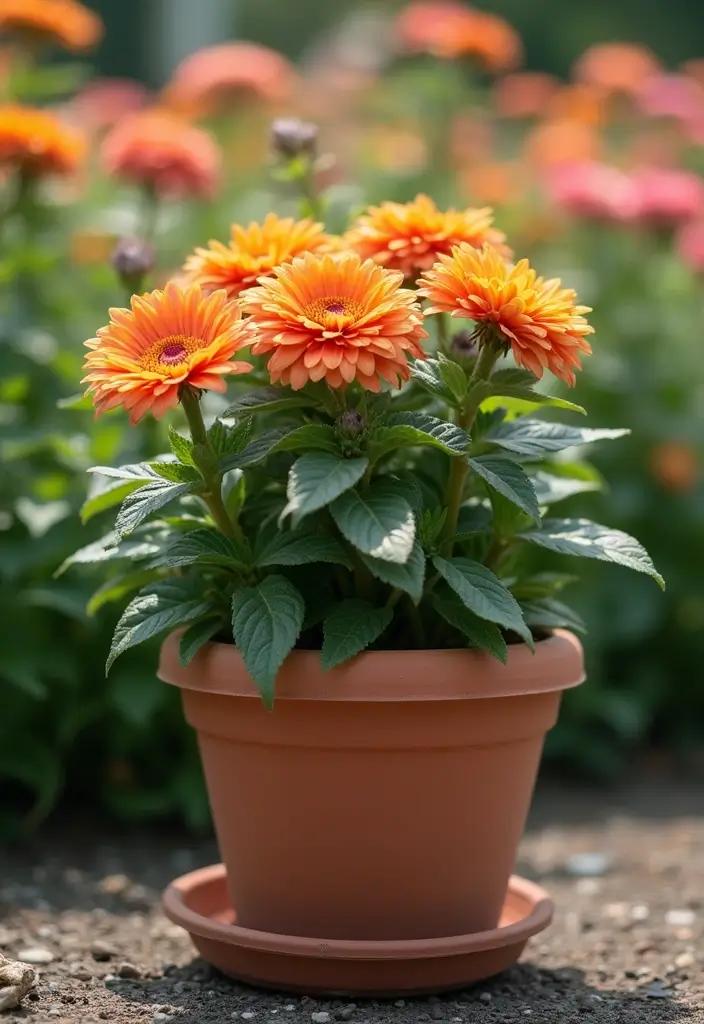 25+ Flower Pot Painting Ideas for Garden Lovers - 6. Ombre Effect Flower Pots