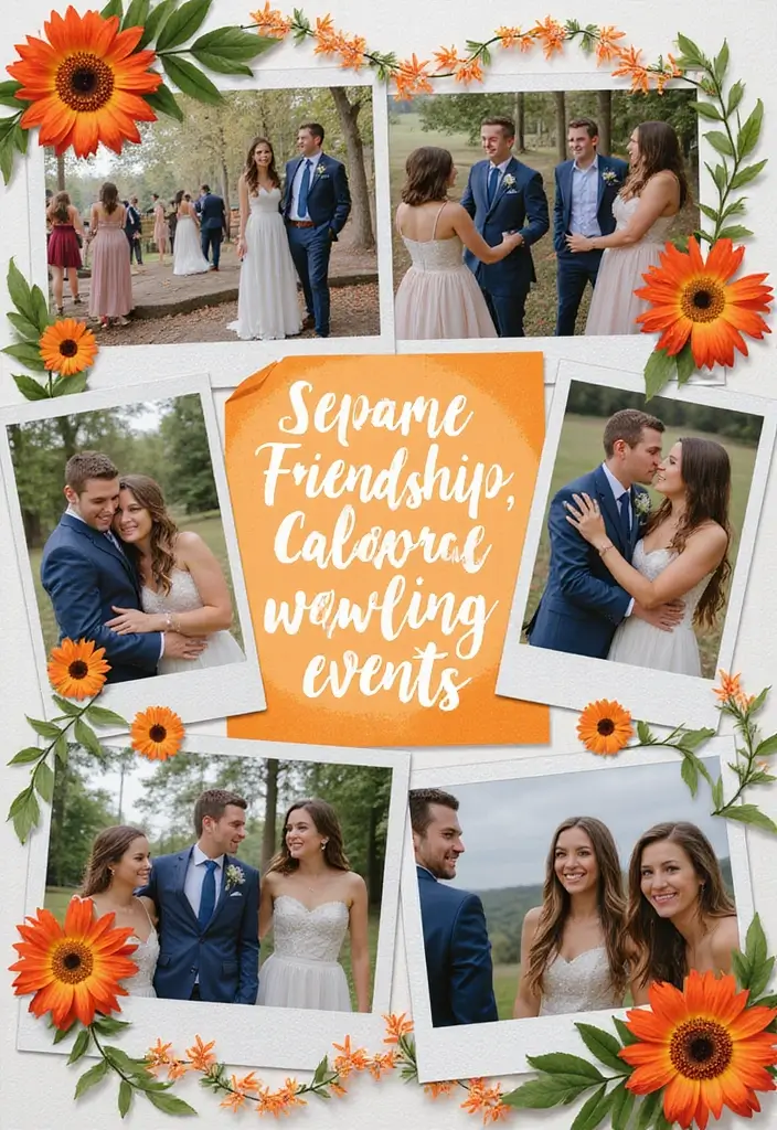 25+ Friendship Scrapbook Ideas to Celebrate Your Besties - 15. Special Friendship Events Page