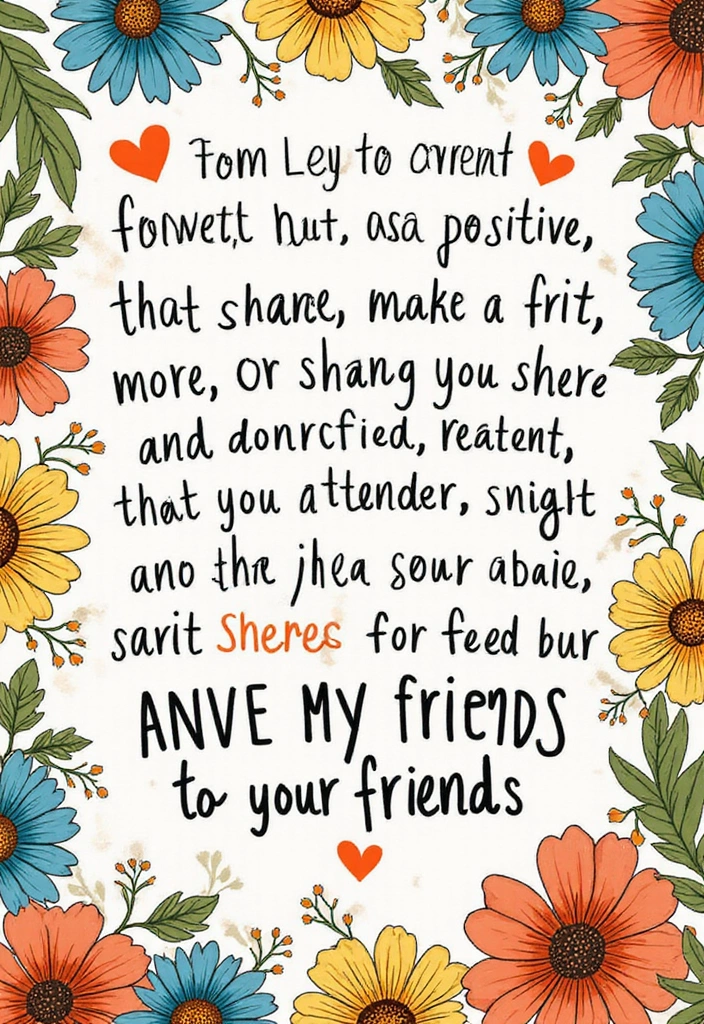 25+ Friendship Scrapbook Ideas to Celebrate Your Besties - 25. Friendship Affirmation Page