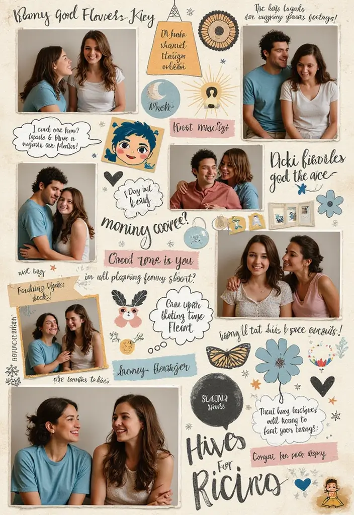 25+ Friendship Scrapbook Ideas to Celebrate Your Besties - 6. Inside Jokes & Memories