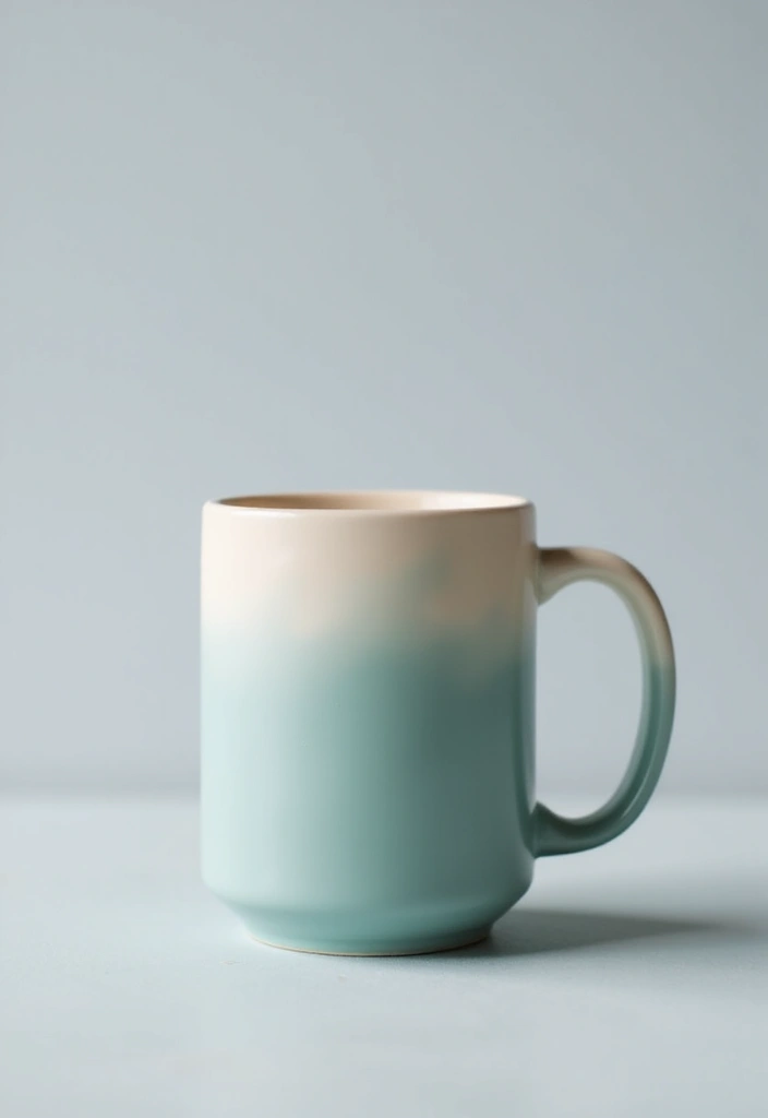 25+ Fun Mug Painting Ideas You’ll Want to Try - 20. Ombre Effect