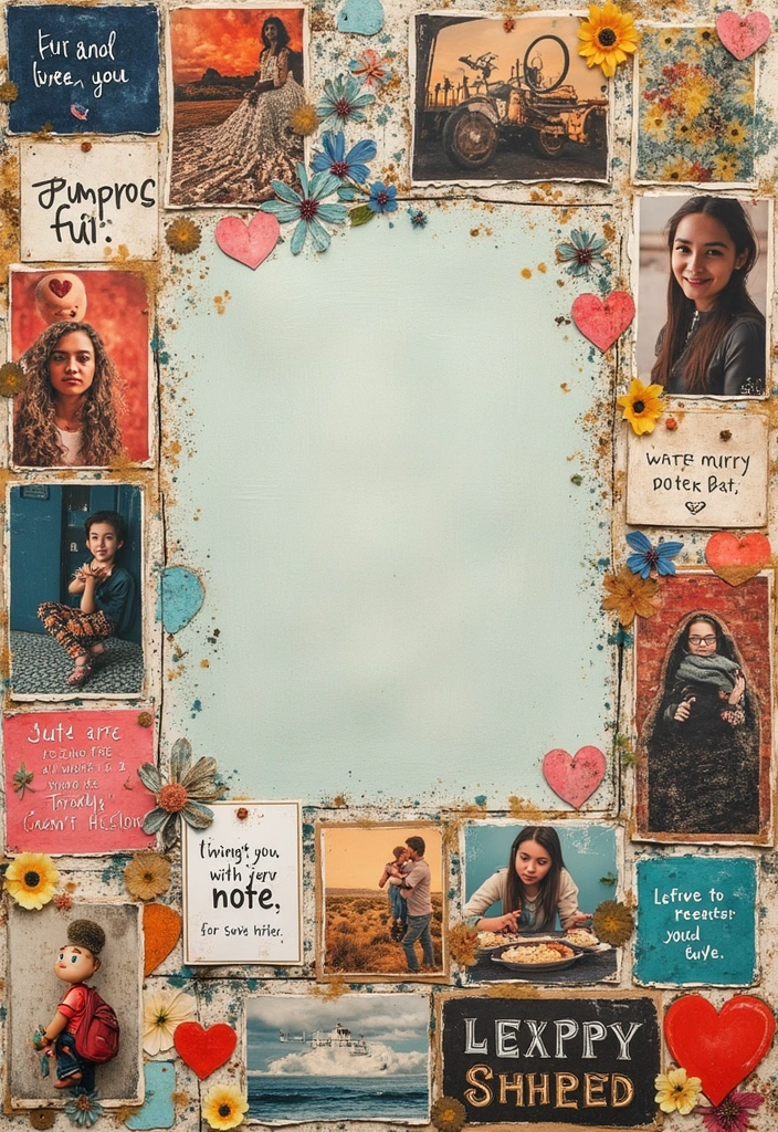 25+ Girlfriend Scrapbook Ideas to Make Her Smile - 18. A Little Bit of Everything Page