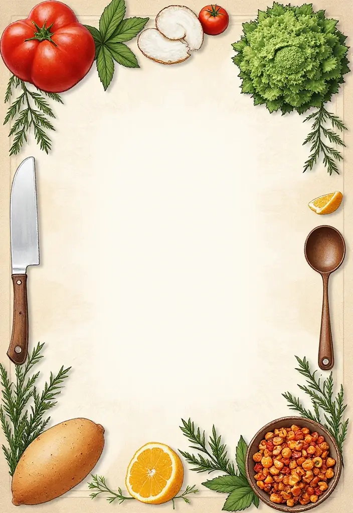 25+ Girlfriend Scrapbook Ideas to Make Her Smile - 7. Heartfelt Recipe Page