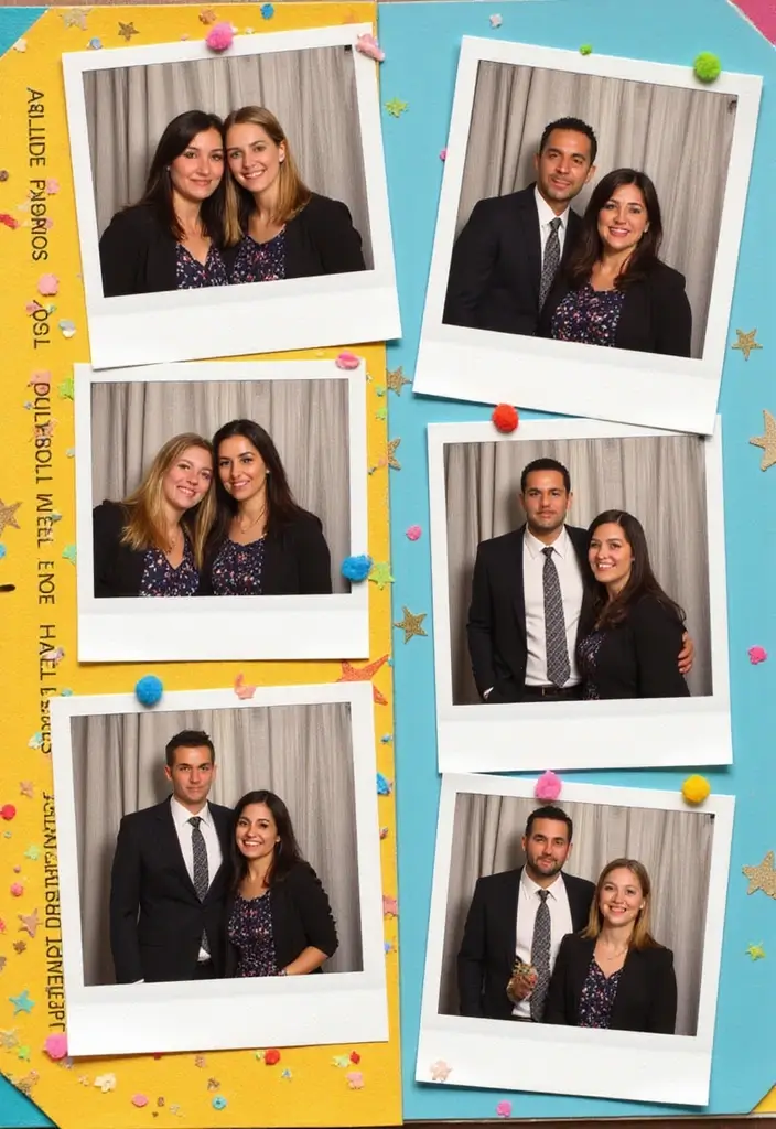 25+ Graduation Scrapbook Ideas to Remember Your Big Day - 10. Photo Booth Fun