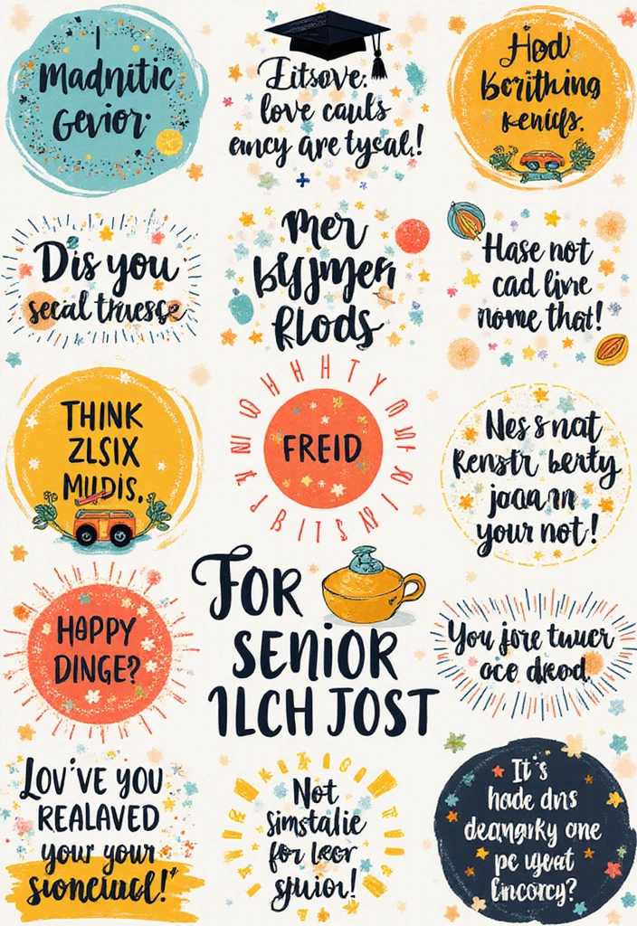 25+ Graduation Scrapbook Ideas to Remember Your Big Day - 11. Senior Quotes and Memories