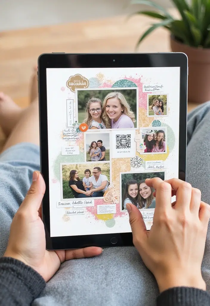 25+ Graduation Scrapbook Ideas to Remember Your Big Day - 14. Digital Scrapbooking Elements