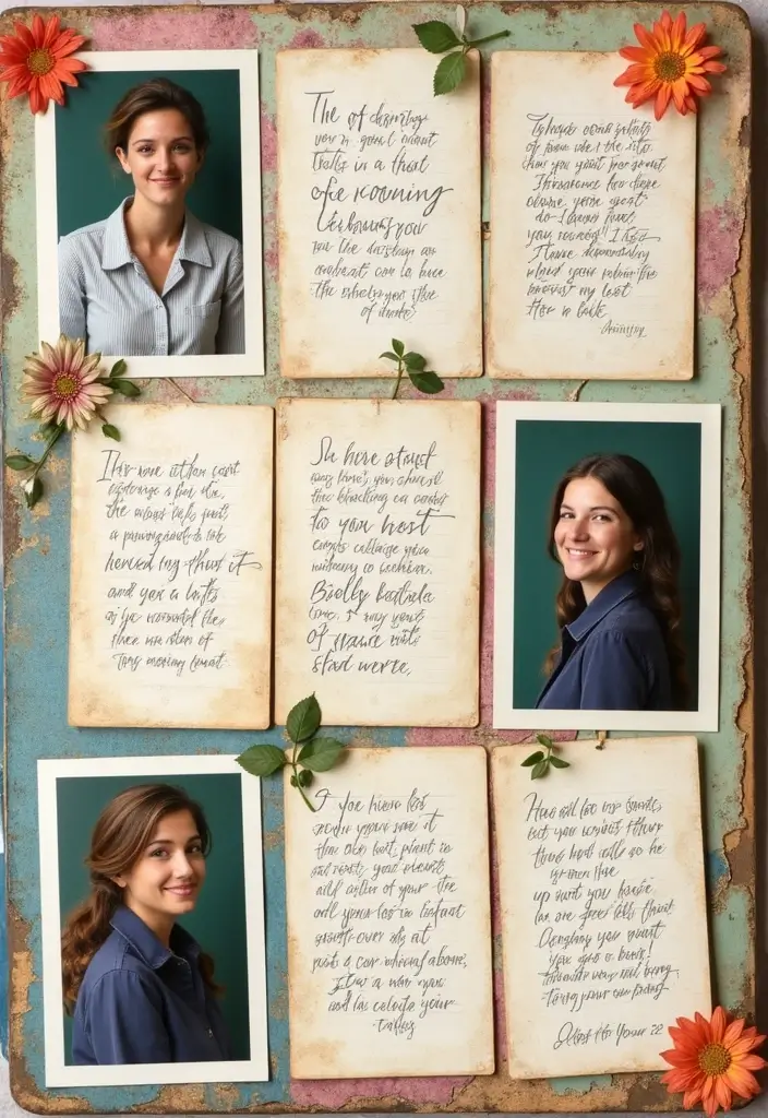 25+ Graduation Scrapbook Ideas to Remember Your Big Day - 15. Capturing Advice and Reflections