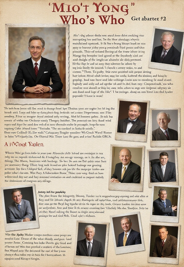 25+ Graduation Scrapbook Ideas to Remember Your Big Day - 17. Who’s Who Section