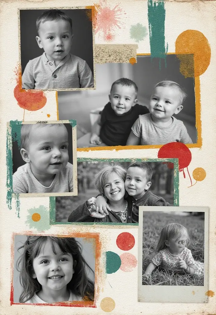 25+ Graduation Scrapbook Ideas to Remember Your Big Day - 22. Making the Photos Stand Out