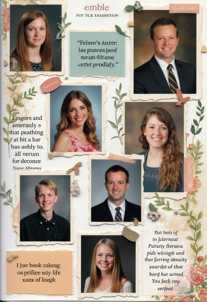 25+ Graduation Scrapbook Ideas to Remember Your Big Day - 25. Yearbook Inspirations