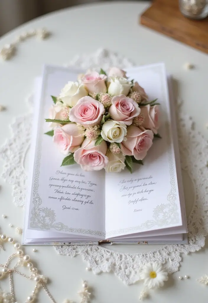 25+ Interactive Scrapbook Ideas with Pop-Ups and Flaps - 3. Wedding Memories with Hidden Messages