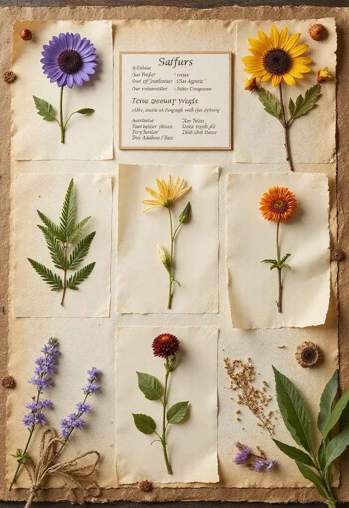 25+ Interactive Scrapbook Ideas with Pop-Ups and Flaps - 7. Nature Walk Scrapbook Flaps