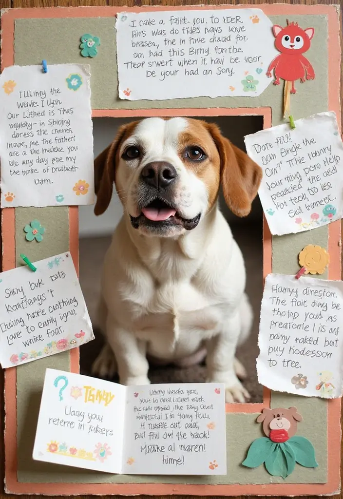 25+ Interactive Scrapbook Ideas with Pop-Ups and Flaps - 9. Pet Memories with Flip-Up Features