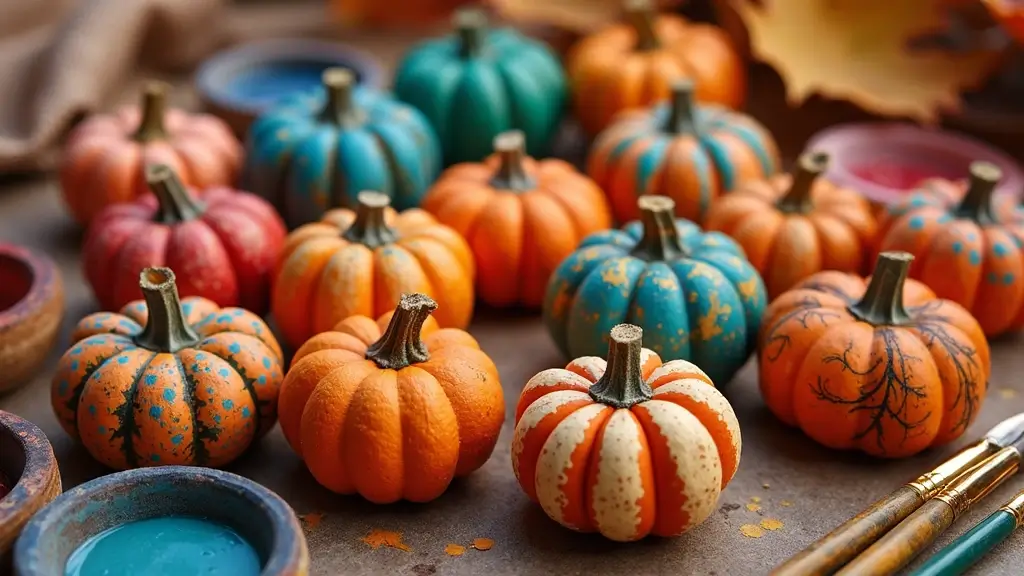 25+ Mini Pumpkin Painting Ideas That Are Adorable