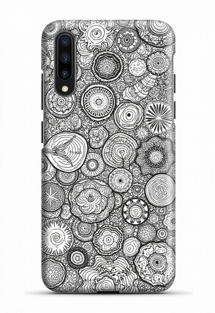 25+ Mobile Cover Painting Ideas to Show Off Your Style - 21. Zen Doodle Designs