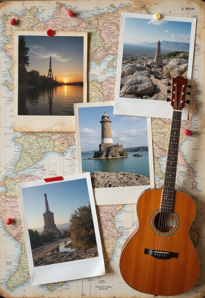 25+ Music Scrapbook Ideas That Hit All the Right Notes - 15. Musical Travel Journal