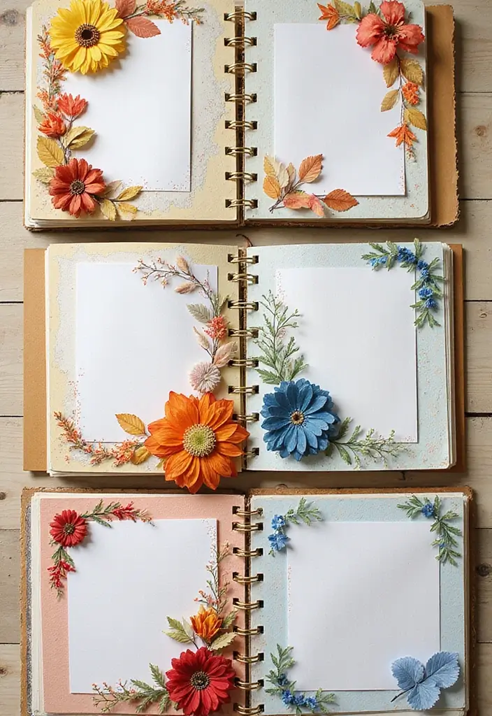 25+ Nature Scrapbook Ideas Inspired by the Great Outdoors - 14. Seasonal Pages