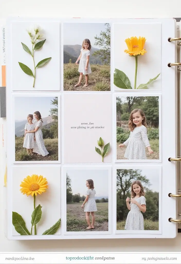 25+ Nature Scrapbook Ideas Inspired by the Great Outdoors - 18. Themed Project Life Pages