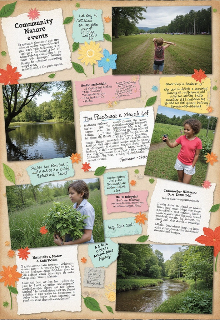 25+ Nature Scrapbook Ideas Inspired by the Great Outdoors - 19. Community Nature Events