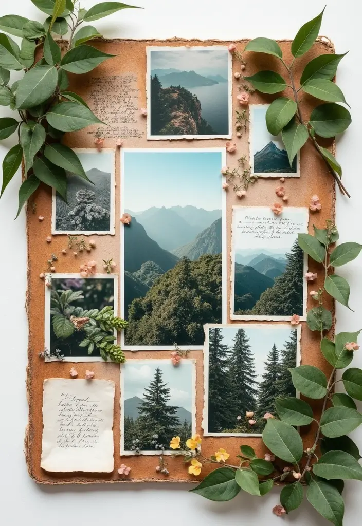 25+ Nature Scrapbook Ideas Inspired by the Great Outdoors - 25. Inspirational Nature Boards