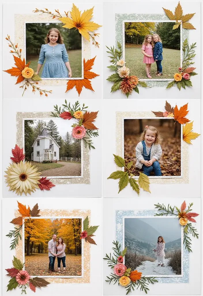 25+ One-Year Anniversary Scrapbook Ideas for Couples - 16. Seasonal Memories