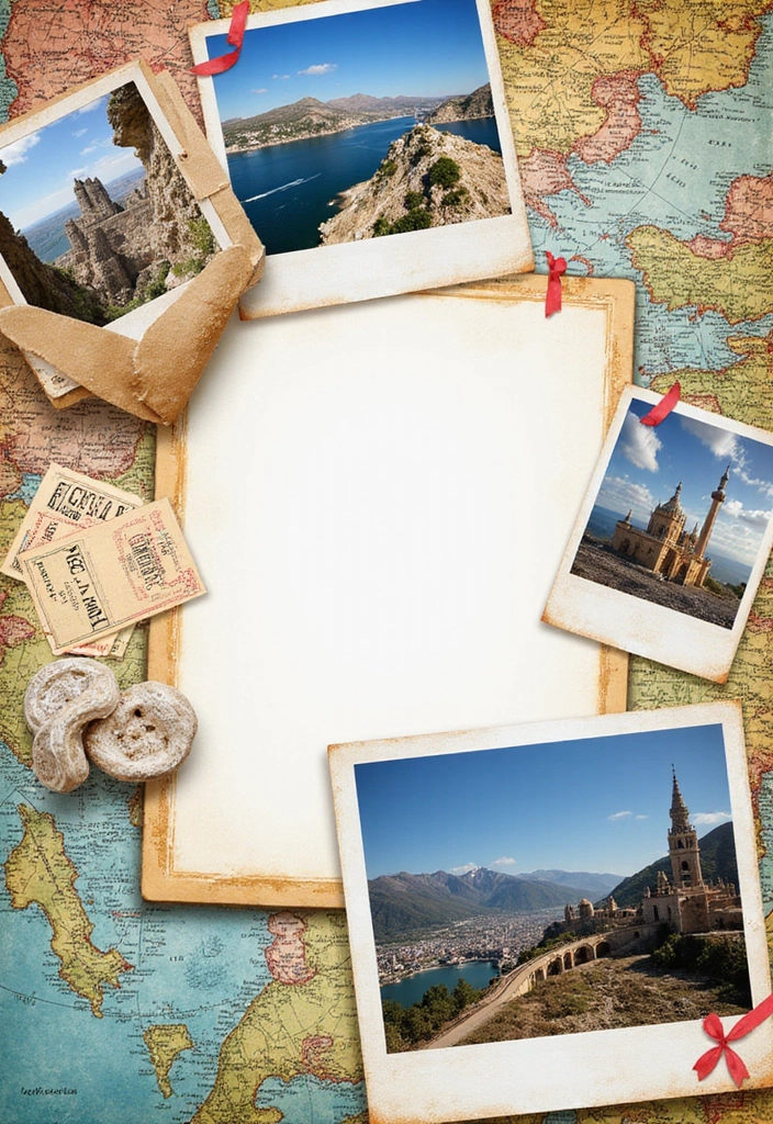 25+ One-Year Scrapbook Page Ideas for Your Boyfriend - 12. Travel Memories