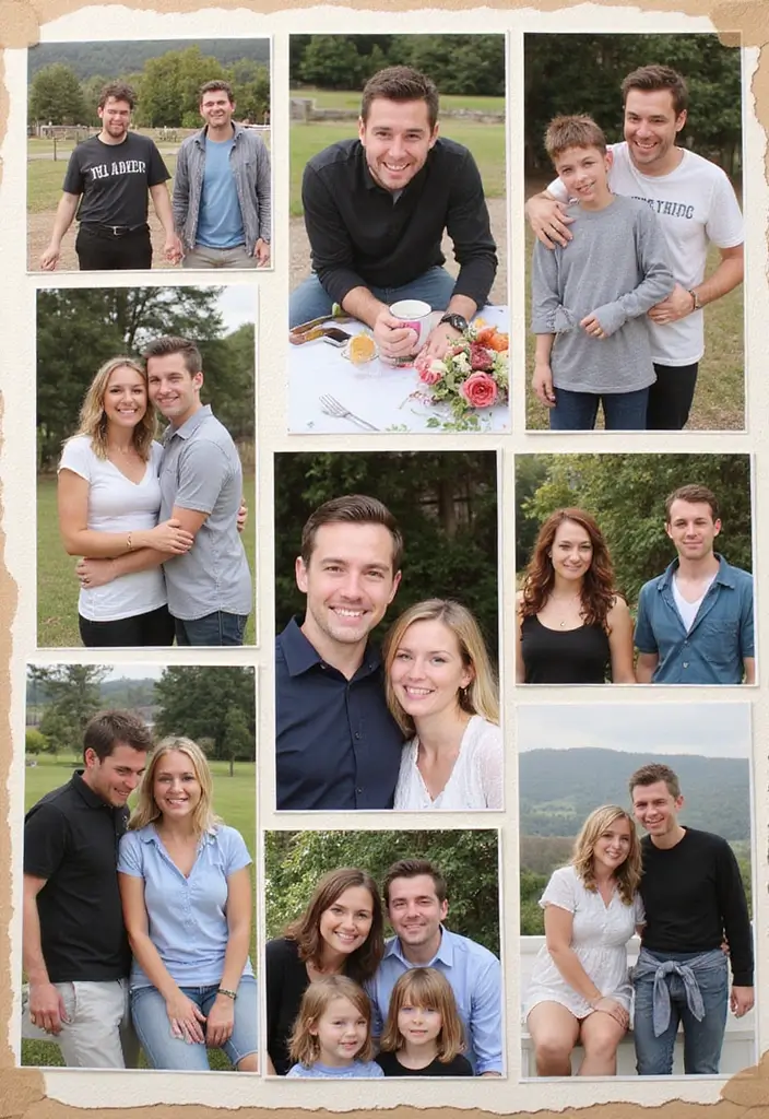 25+ One-Year Scrapbook Page Ideas for Your Boyfriend - 19. Behind the Scenes