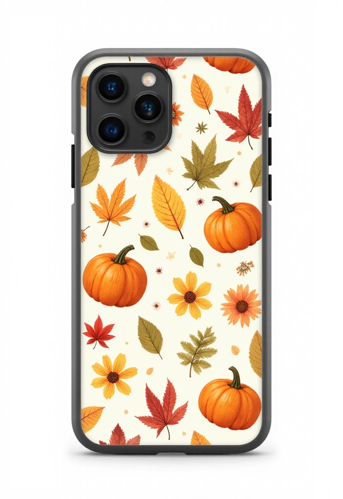 25+ Phone Case Painting Ideas to Express Your Personality - 14. Seasonal Themes