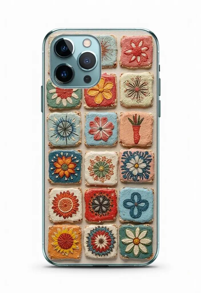 25+ Phone Case Painting Ideas to Express Your Personality - 24. Personal Art Gallery