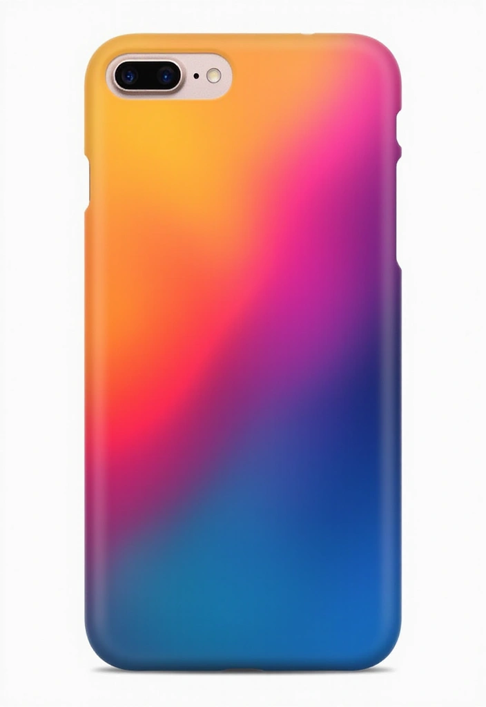 25+ Phone Case Painting Ideas to Express Your Personality - 4. Ombre Effect