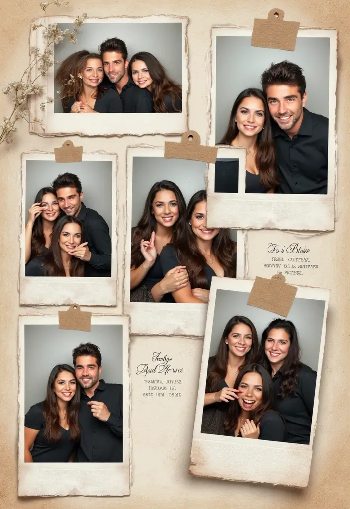 25+ Photo Booth Scrapbook Ideas to Display Fun Moments - 14. Interactive Elements