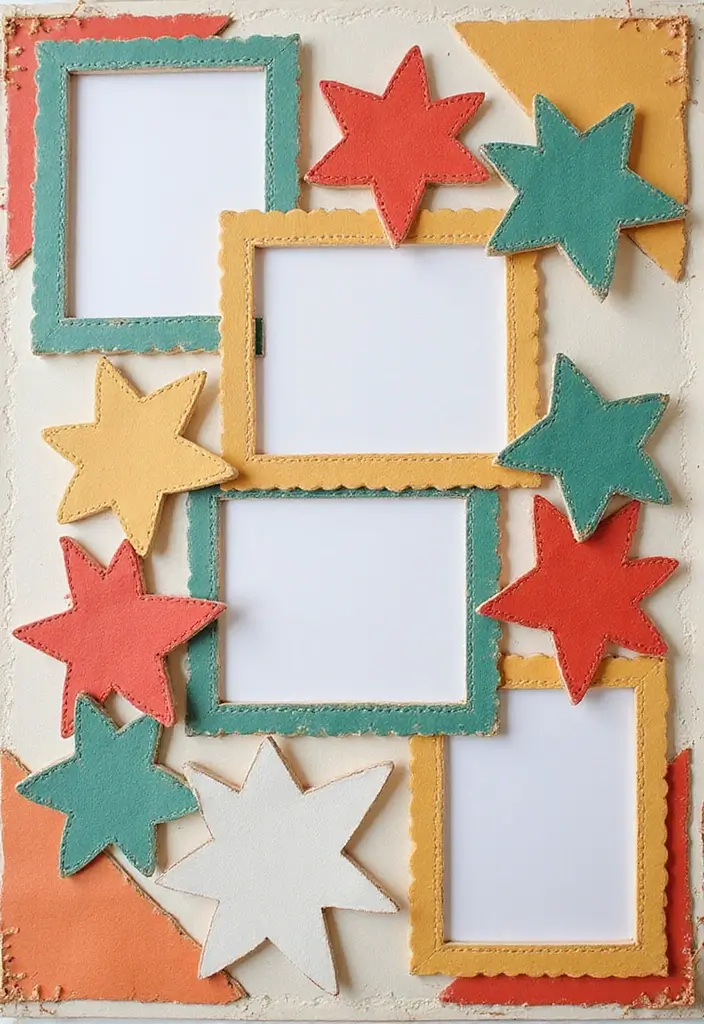 25+ Photo Booth Scrapbook Ideas to Display Fun Moments - 17. Create a Cut-out Frame