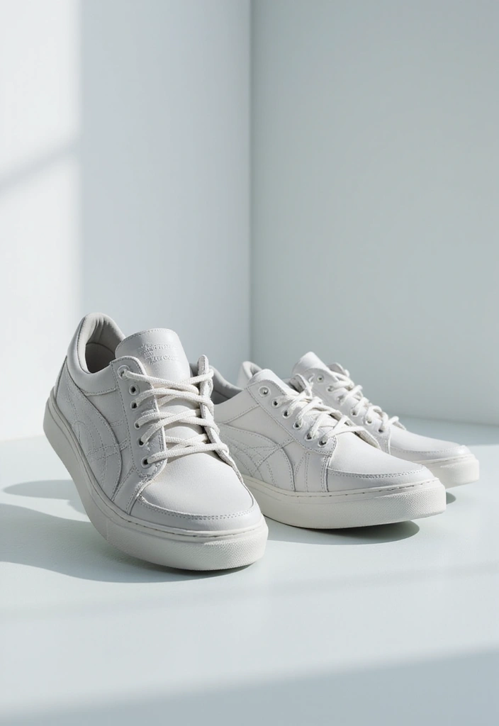 25+ Shoe Painting Ideas to Turn Your Kicks Into Art - 10. Minimalist Designs