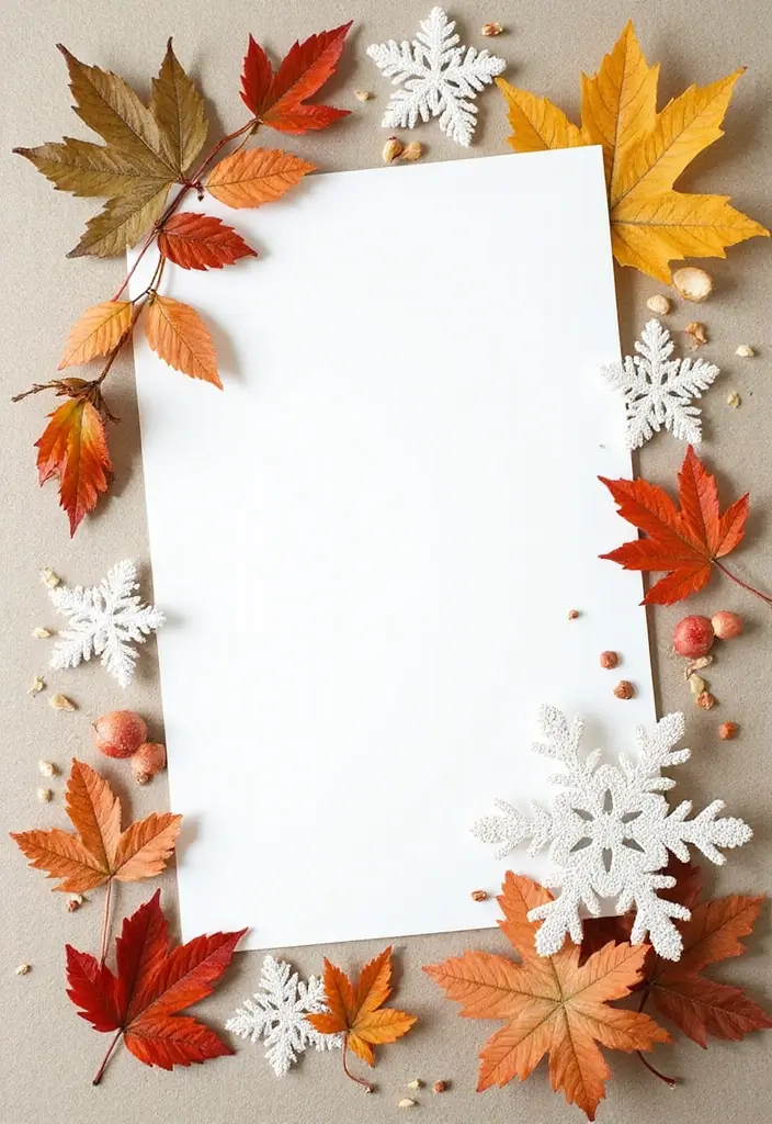 25+ Wedding Scrapbook Ideas to Preserve Every Beautiful Moment - 16. Seasonal Elements