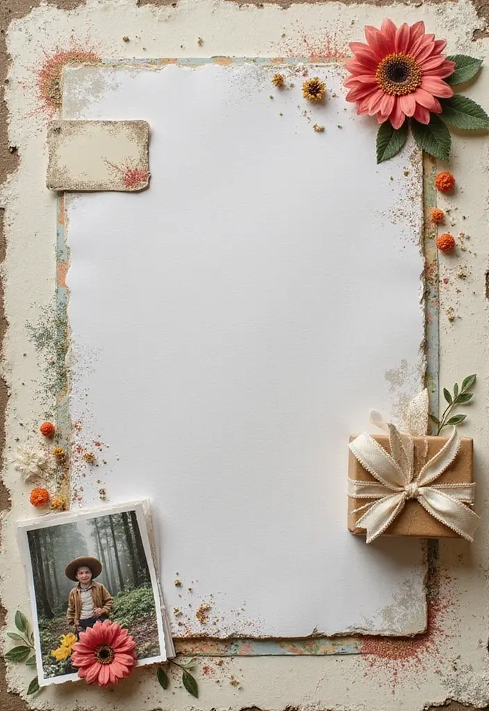 25+ Wedding Scrapbook Ideas to Preserve Every Beautiful Moment - 18. 3D Elements