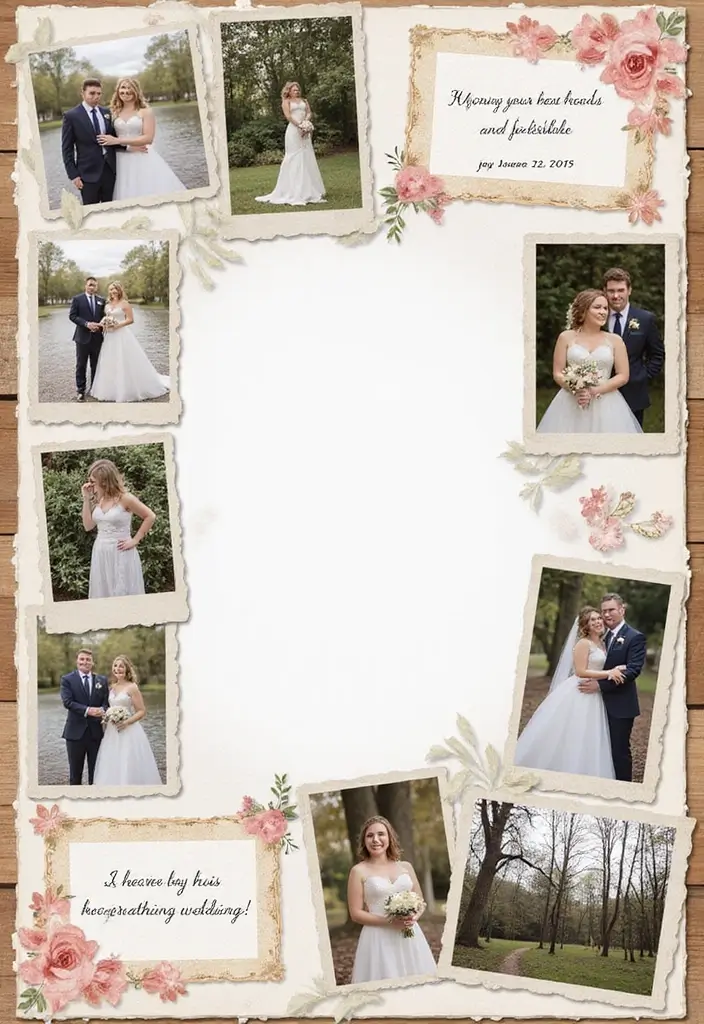 25+ Wedding Scrapbook Ideas to Preserve Every Beautiful Moment - 9. Guest Book Integration