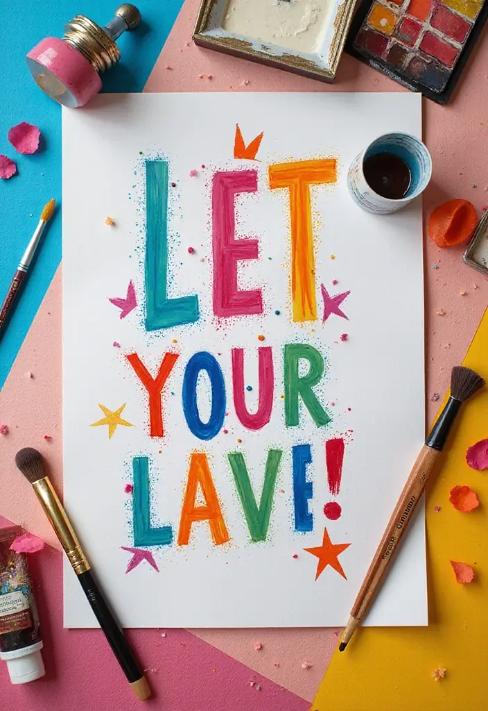 25+ Wood Letter Painting Ideas to Personalize Your Space - 21. Handmade Letter Art