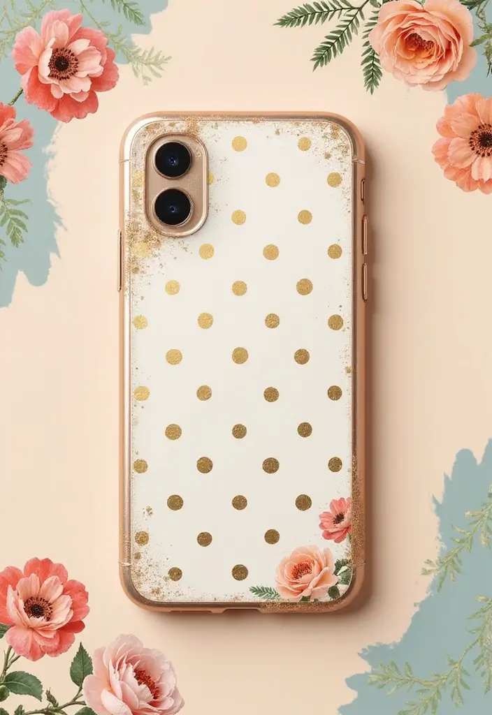 30 Aesthetic Phone Case Painting Ideas You’ll Love - 10. Vintage Vibes