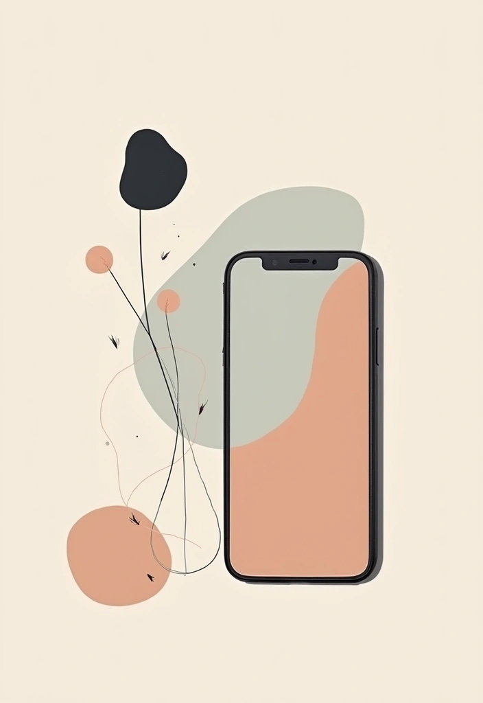 30 Aesthetic Phone Case Painting Ideas You’ll Love - 13. Minimalist Masterpieces
