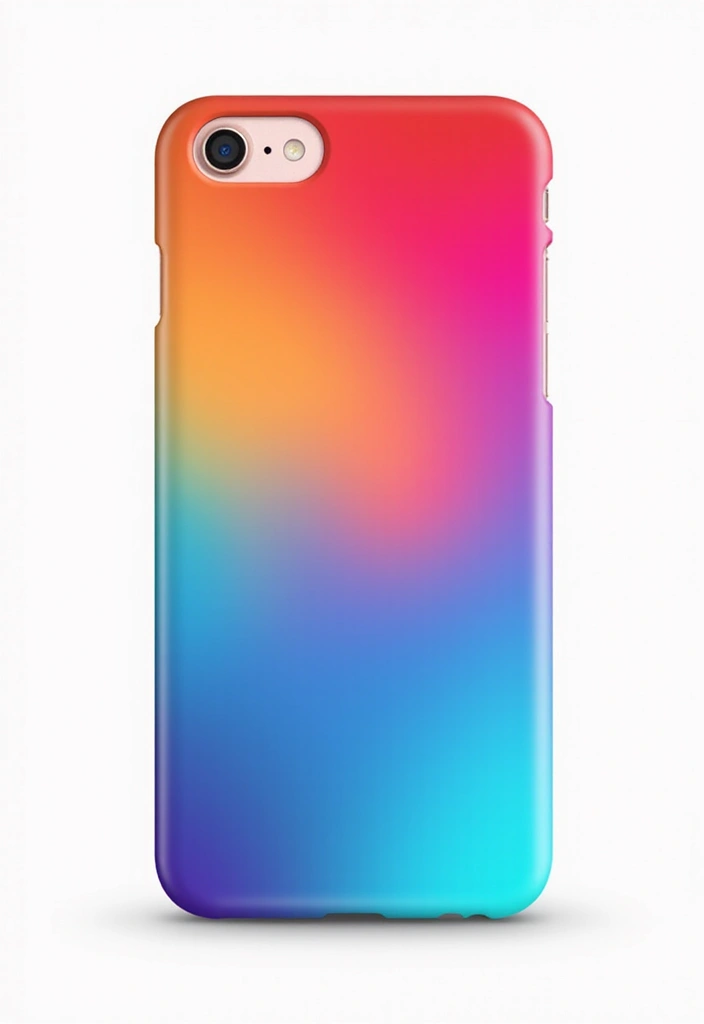 30 Aesthetic Phone Case Painting Ideas You’ll Love - 25. Ombre Effect